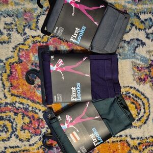 🎈First Looks Leggings Hunter Green Purple and Gray